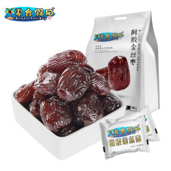Snack holiday 零食假日 阿胶蜜枣1090g 无核金丝大红枣 蜜饯果干果脯 休闲零食