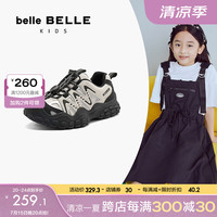 百丽休闲老爹鞋童鞋女2024秋季新商场同款户外涉水鞋J2471C84预售 粉色 30码