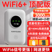 XUNYOU 迅优 随身wifi免插卡上网宝5g移动wifi三网通用无线网卡便携式4g路由器