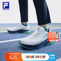 FILA 斐乐黄景瑜同类男鞋 SPD PANTHER2路跑鞋2024夏季玄豹鞋 斐乐白/灰蒙绿-WG 40