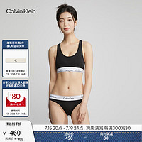 Calvin Klein内衣【JENNIE同款摩登引力带】女士ck轻运动美背背心文胸F3785AD 001-太空黑 M