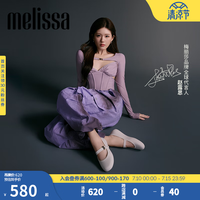 Melissa梅丽莎女款夏季时尚外穿平底芭蕾鞋单鞋35785 米色/米色 36