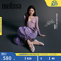 Melissa梅丽莎女款夏季时尚外穿平底芭蕾鞋单鞋35785 米色/米色 41