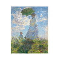 3D-JP梵高莫奈世界名画作系列平面塑料拼图500片家居客厅墙面装饰画 莫奈_撑洋伞的女人（H2364）