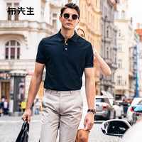 布先生翻领polo衫2024夏季新款时尚透气商务t恤短袖男AT15077