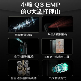 DESMAN 德施曼 指纹锁密码锁家用电子门锁智能锁小嘀Q3EMP