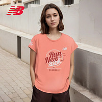 百亿补贴：new balance 女子户外休闲运动短袖T恤 AWT0106P