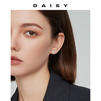 88VIP：Daisy dream 999纯银超闪钻石耳钉女精致小巧气质小众高级感耳环ins风花朵耳饰