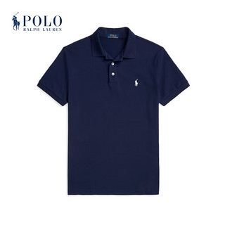 Polo Ralph Lauren 拉夫劳伦男装 24年秋修身版弹力Polo衫RL18510 410-雅致深蓝色 L