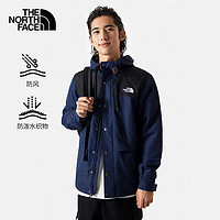 北面（The North Face）防风夹克男女同款防泼水外套户外保暖春季|81NO 8K2/蓝色 S/165