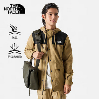 THE NORTH FACE 北面 男女同款防泼水外套 81NO PLX/卡其色 XXL/185