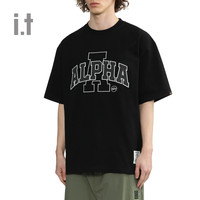 it Alpha Industries男装宽松短袖T恤2024夏季休闲美式1085LX