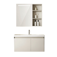 HEGII 恒洁 BC6220-80A 智能美妆浴室柜组合 卡其灰 80cm