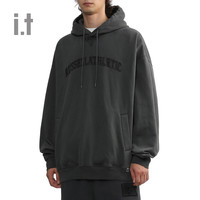 it RUSSELL ATHLETIC男装连帽卫衣休闲秋冬字母装饰3075LXK