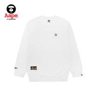 Aape男装春夏猿颜迷彩徽章字母印花休闲圆领卫衣A304XXL