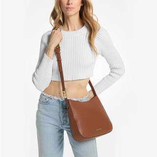 MICHAEL KORS 迈克高仕Kensington 女士大号斜挎包 牛皮棕  230 NS