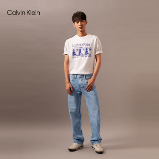 Calvin Klein Jeans【复刻90系列】24早秋男士ck复古直筒牛仔裤J325951 1AA-牛仔浅蓝 36