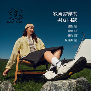 KOLON SPORT【LIT CAMP】可隆户外休闲鞋露营登山防滑抓地徒步鞋 LUFC4WTT03-BI 白桦 280mm 44