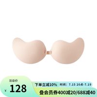曼妮芬【小芒果】曼妮芬胸贴聚拢小胸显大透气内衣无肩带女婚纱用乳贴 110 肤色 C(5.6X11cm)