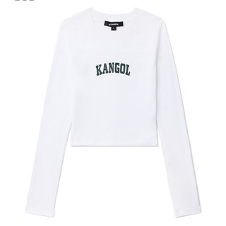 it KANGOL女装合身长袖上衣休闲冬季简约时尚打底衫WTPKL22L