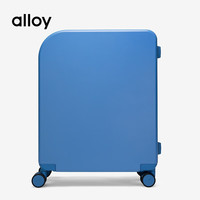 alloyPICNIC旅行箱【明星同款】乐几经典高颜值便携时尚登机箱 28寸冰岛蓝磨砂面 拉链
