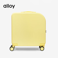 alloyPICNIC旅行箱【明星同款】乐几经典高颜值便携时尚登机箱 奶油黄21寸 拉链
