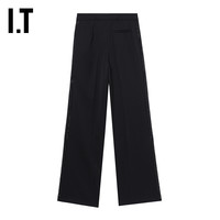 IT Area Nyc女装阔腿裤西装裤时髦摩登纯色宽松长裤P12288XM