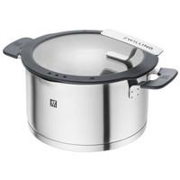 双立人（ZWILLING）Simplify系列汤锅炖锅带玻璃盖保税区 6L 24cm