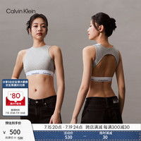 Calvin Klein内衣【摩登引力带】24春夏女士ck大露背内搭背心式文胸QF7626AD