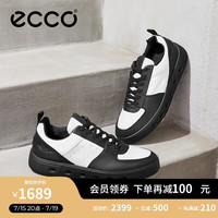 爱步(ECCO)休闲鞋男 耐穿拼色百搭板鞋潮 街头720系列520814