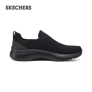 斯凯奇（Skechers）男士一脚蹬时尚休闲健步鞋216517 全黑色/BBK 39.5