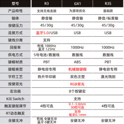 REALFORCE 燃风 R3双模静音版静电容键盘 无线蓝牙作者程序员码字