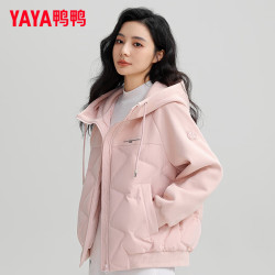 鸭鸭羽绒服 90+系列反季轻薄羽绒服2026年冬季新款时尚连帽保暖外套