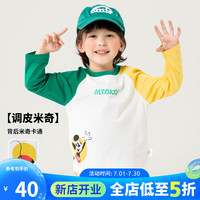 迪士尼宝宝（Disney Baby）童装儿童时尚长袖休闲夏日软暖透气ZD1DS009 本白 120