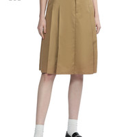 it b+ab女装半身裙休闲夏季时尚简约褶裥A字裙及膝裙3S1150JK