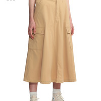 it :CHOCOOLATE女装中长半身裙时尚夏季休闲工装裙伞裙9541XS