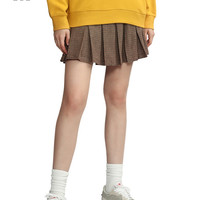 it :CHOCOOLATE女装半身裙冬季复古格纹百褶裙短裙9525A