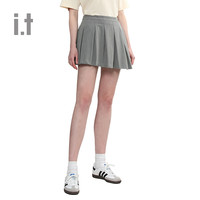 it :CHOCOOLATE女装半身裙百褶裙2024夏季青春学院短裙9560X