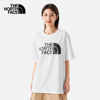 The North Face北面短袖T恤男女同款户外休闲棉质半袖86PS 白色/FN4 XXL 86PS/白色