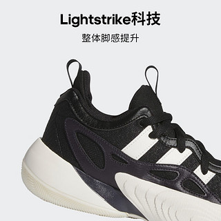 adidas 特雷杨UNLIMITED 2防滑耐磨签名版实战篮球鞋男女阿迪达斯 碳黑/白/黑褐紫 44(270mm)