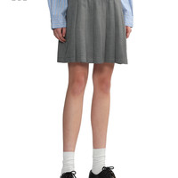 it :CHOCOOLATE女装纯色百褶裙休闲秋季少女感褶裥短裙9551BF