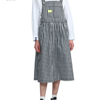 it :CHOCOOLATE女装背带裙春季可爱清新格纹长裙9509ASI