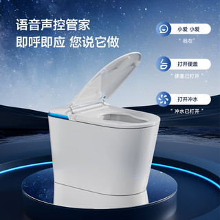 ARRTOTO智能马桶一体机内置泡沫盾全自动即热式轻音冲水无水压限制坐便器 CES889DP豪华版脉冲清洗水质过滤 下单备注250/300/350/400坑距