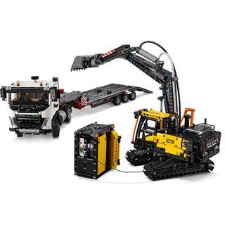 LEGO 乐高 机械组系列 42175 Volvo FMX 卡车和 EC230 绿色动力挖掘机
