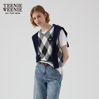 Teenie Weenie小熊2024年早秋针织背心 灰色 160/S