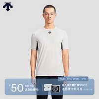 DESCENTE 迪桑特 综训训练系列运动男士运动紧身衣夏季 LG-LIGHT GRAY 2XL (185/104A)