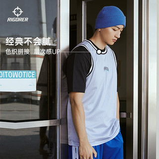 准者运动背心新款男篮球训练健身跑步透气薄速干马甲无袖T恤