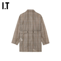 IT TOGA ARCHIVES女装微透格纹西装时髦摩登宽松外套1FA219XM