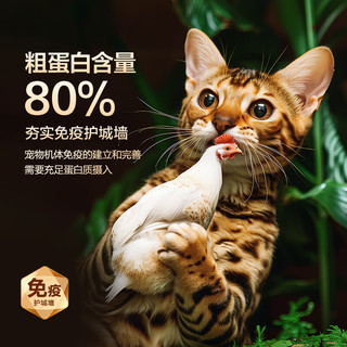 京东京造 宠物零食整支鸡胸冻干桶500g 猫狗通用0添加纯鸡肉高蛋白长肉