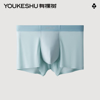 有棵树 YOUKESHU冰丝内裤男生四角裤男式青少年裤衩透气男士短裤头男式男款 天空蓝 L